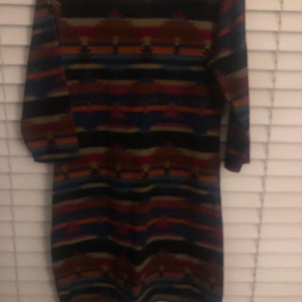 American rag tribal print dress